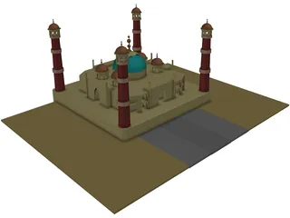 Taj Mahal 3D Model