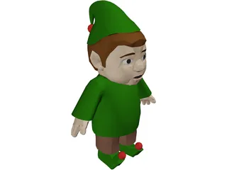 Elf Short 3D Model