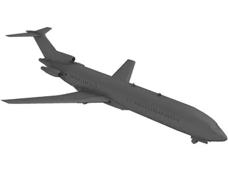 Boeing 727 3D Model