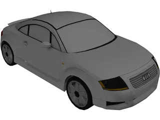 Audi TT Coupe (2001) 3D Model