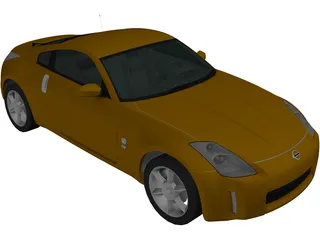 Nissan 350Z (2002) 3D Model