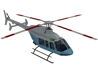 Bell 407 3D Model
