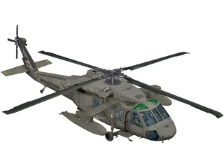 Sikorsky UH-60 Black Hawk 3D Model