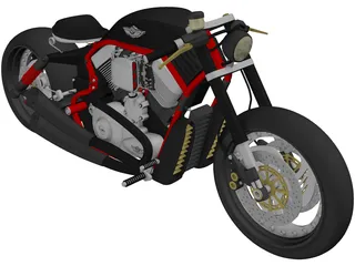 Harley-Davidson Power Bobber 3D Model