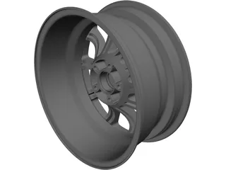 Rim 17 inch 10 spoke 3D Model