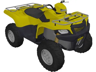 Suzuki Quad Cycle 3D Model