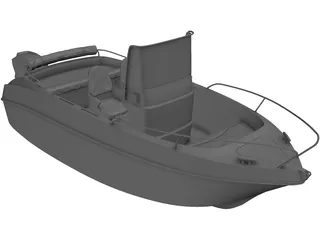 Mini-boat 3D Model