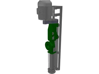 Screw Pump 3D Model