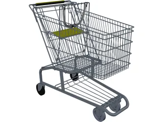 Shopping Cart 3D Model