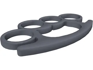 Brass Knuckles 3D Model