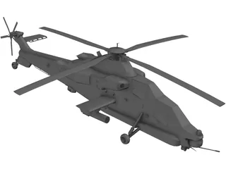 Denel AH-2 Rooivalk 3D Model