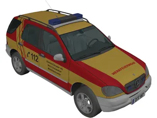 Mercedes-Benz ML 320 Feuer (1998) 3D Model
