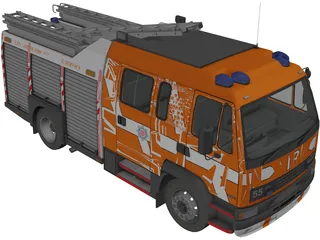 DAF Leyland 55 Fire 3D Model