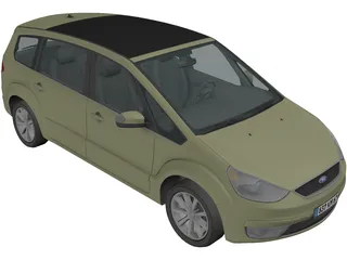 Ford Galaxy (2007) 3D Model