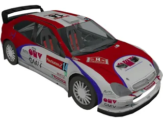 Citroen Xsara WRC 3D Model