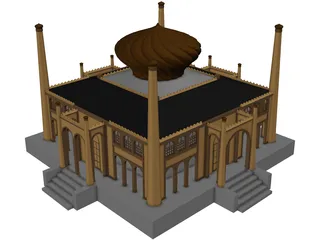 Taj Mahal 3D Model