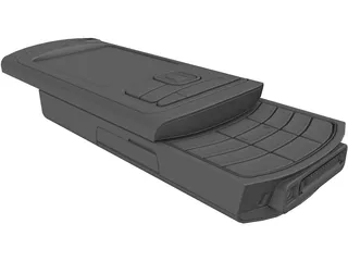 Nokia N-80 Mobile Phone 3D Model