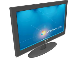 LCD TV Samsung 3D Model