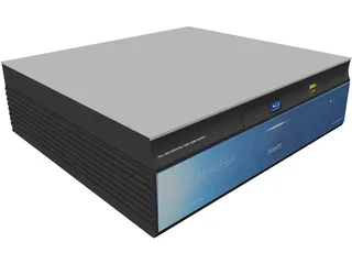 Sony Blu-ray Player 3D Model