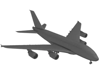 Airbus A380 3D Model