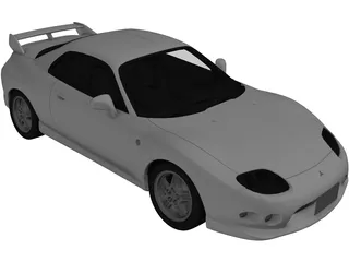 Mitsubishi FTO 3D Model
