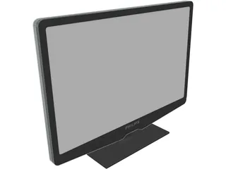 Philips LCD TV 3D Model