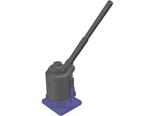 Hydraulic Jack 3D Model