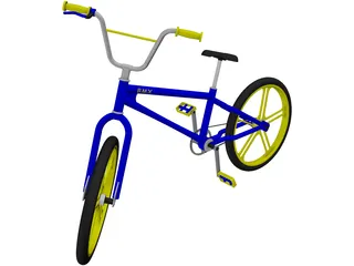 BMX Bike 3D Model