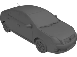 Nissan Sentra (2012) 3D Model