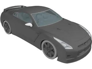 Nissan GT-R 3D Model