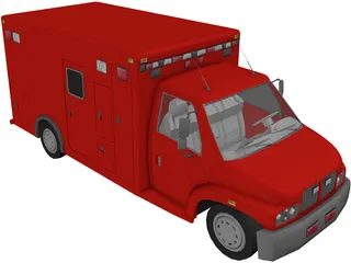 Firetruck Small 3D Model