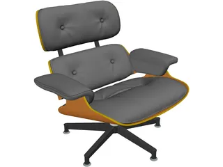 Eames Lounge Chair 3D Model