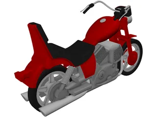 Motorcycle 3D Model