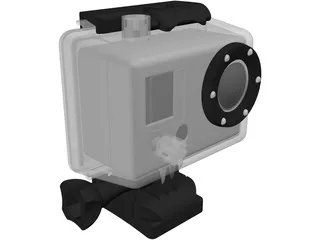 GoPro Hero Camera 3D Model