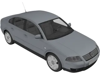 Volkswagen Passat (2004) 3D Model