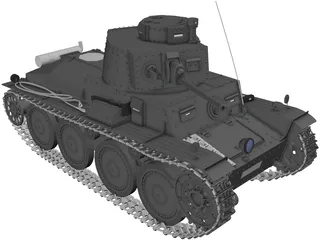 Panzer 38 3D Model