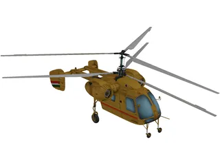Kamov Ka-26 3D Model