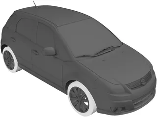 Suzuki SX4 (2009) 3D Model