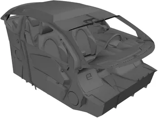 Interior Alfa Romeo MiTo (2009) 3D Model
