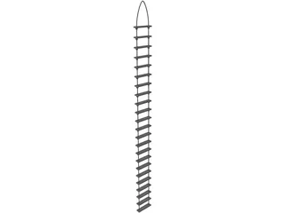 Rope Ladder 3D Model