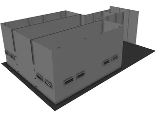 Police Holding Cell 3D Model