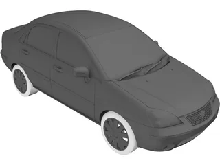 Suzuki Liana Sedan (2010) 3D Model