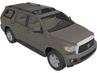 Toyota Sequoia (2010) 3D Model