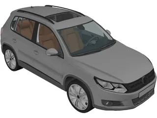 Volkswagen Tiguan (2010) 3D Model