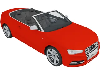 Audi S5 Convertible (2010) 3D Model