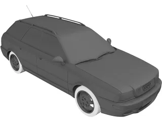 Audi 80 Avant RS2 (1994) 3D Model