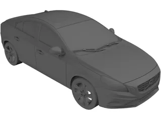 Volvo S60 R-Design (2010) 3D Model