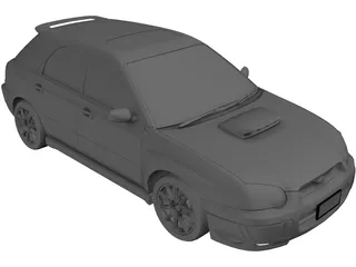 Subaru Impreza Sportwagon (2003) 3D Model