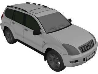 Toyota Land Cruiser Prado 120 (2010) 3D Model