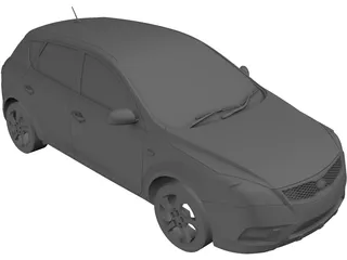 Kia Ceed (2010) 3D Model